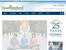 Tablet Screenshot of gsvolunteers.org